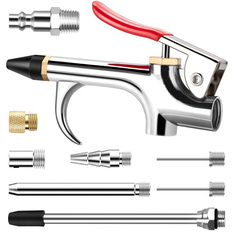 11 Pcs 2-Way Connection Air Blow Gun Kit